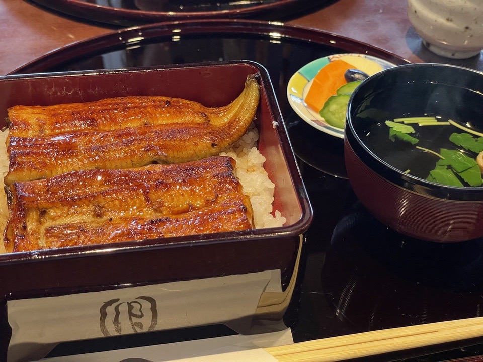 Eel over rice kawagoe